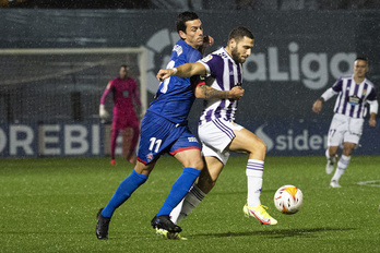 El Amorebieta disfrutó ante el Valladolid en la primera vuelta con su victoria más contundente del curso (4-1).