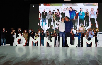 Xavier Antich toma el relevo de Jordi Cuixart en la presidencia de Òmnium Cultural.