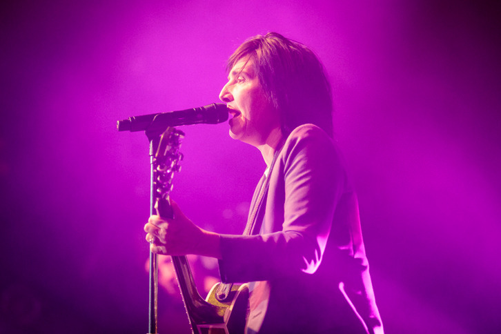 La vocalista de Texas, Sharleen Spiteri, en un concierto en 2018.