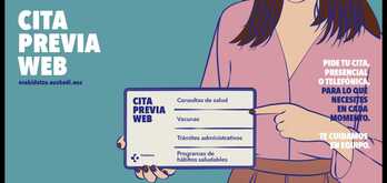 Cita previa web permitirá solicitar consulta presencial.