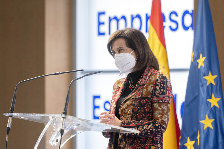 Margarita Robles, espainiar Estatuko Defentsa ministroa.