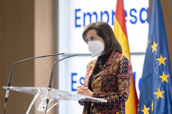 Margarita Robles, espainiar Estatuko Defentsa ministroa.