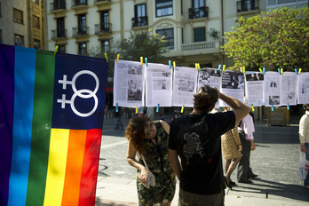 Imagen de una protesta anterior contra la homofobia.