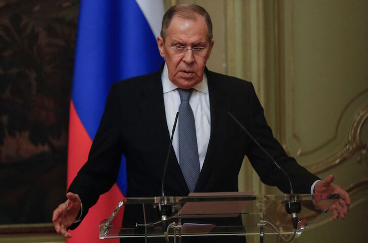 Sergei Lavrov, ministro de Exteriores ruso.