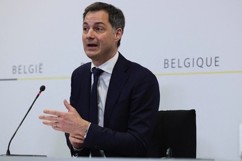 El primer ministro de Bélgica, Alexander De Croo.