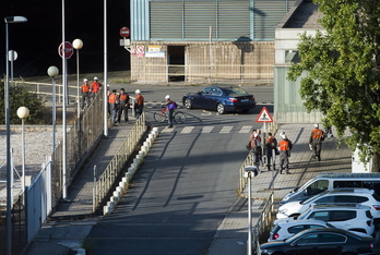 Trabajadores de ACB en Sestao.