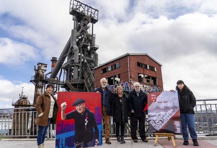 Presentación del ciclo de charlas 'AHV-120 Urte, 120 años de Industria, Lucha y Memoria Trabajadora'.