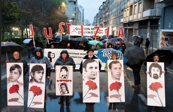 Urtero legez, iragan martxoaren 3an manifestazio batek oroitu zuen sarraskia Gasteizen.