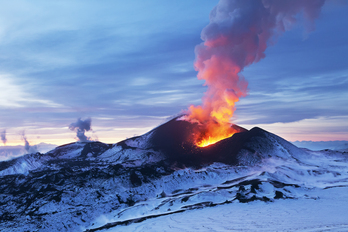 Ochenta y cinco de las erupciones volcánicas identificadas por los investigadores fueron grandes erupciones globales.