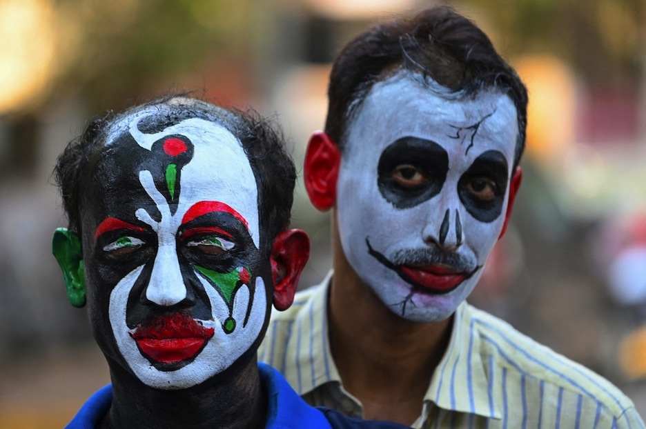 No todo es improvisación a la hora de pintarse el rostro.