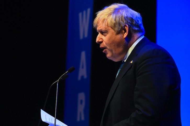 El primer ministro británico, en el arranque de la conferencia conservadora en Escocia.