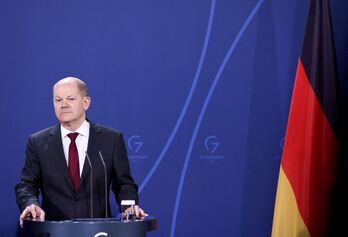 El canciller alemán Olaf Scholz.