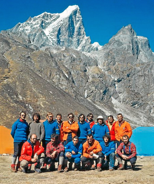 Imagen de la expedición al Everest de 1974.