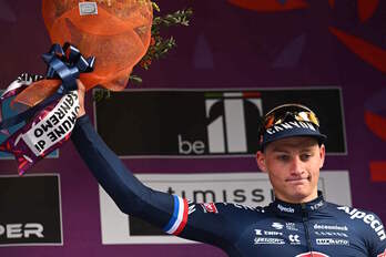 Van der Poel llega muy en forma al Tour de Flandes