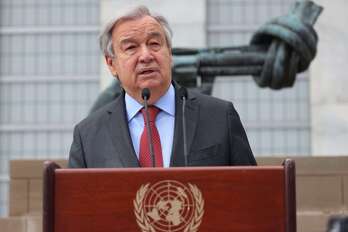 António Guterres el pasado martes en Nueva York.