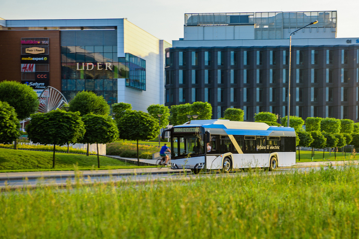 CAF Solaris-en Urbino 12 autobus elektrikoa.