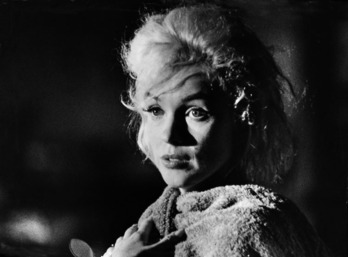 Monroe, en «Vidas rebeldes» de John Houston, su mejor interpretación dramática.