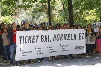 Unas doscientas personas se han concentrado en Donostia a convocatoria de Dendartean.