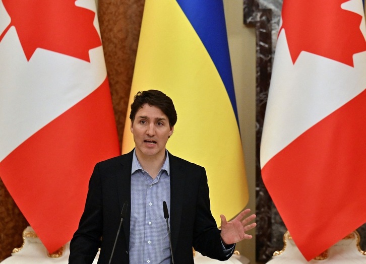 El Primer Ministro de Canadá Justin Trudeau