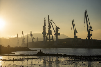 Instalaciones de La Naval, en Sestao. 