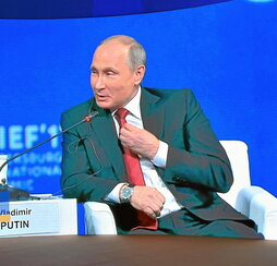 Putin, en el Foro Económico de San Petersburgo.