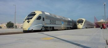 Uno de los trenes que CAF ha suministrado a Arabia Saudía, país vecino de los Emiratos.