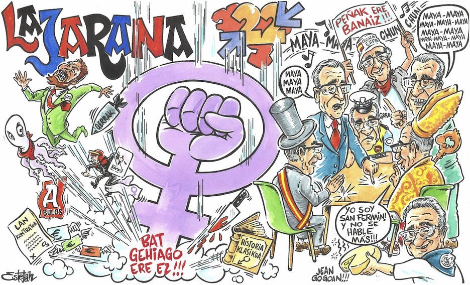 La lucha feminista y los poderes fácticos son los temas estrella en La Jarana.