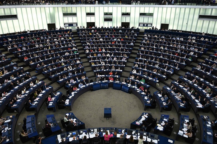 Vista general del Parlamento europeo.