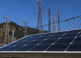Paneles para producir energía fotovoltaica.