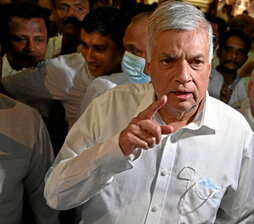 El nuevo presidente ceilanés, Ranil Wickremesinghe.