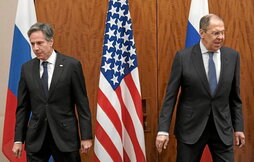 Antony Blinken y Sergey Lavrov, durante un encuentro en Ginebra el pasado 21 de enero.