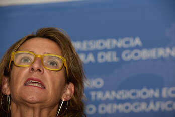 La ministra Teresa Ribera, tras la reunión con las CCAA.