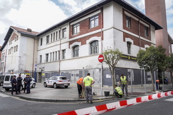 Edificio de la calle Lope de Vega, espacio de Nagusien Etxea e Itzubaltzeta Gaztetxea.