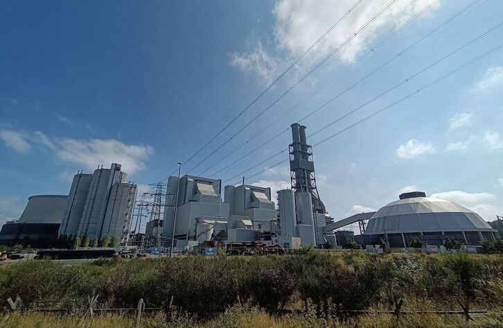 La central térmica de Moorburg, en Hamburgo, norte de Alemania.