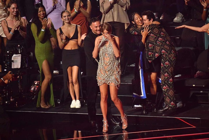 Taylor Swift fue la gran vencedora de la noche.