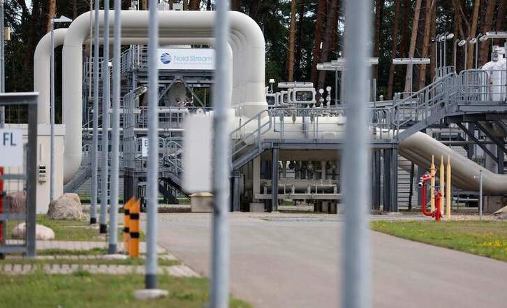 Instalaciones de Nord Stream en Alemania 