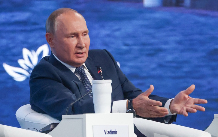 Vladimir Putin, durante su intervención en la cumbre de Vladivostok.