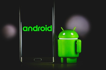 El logo de Android, el sistema operativo de Google.