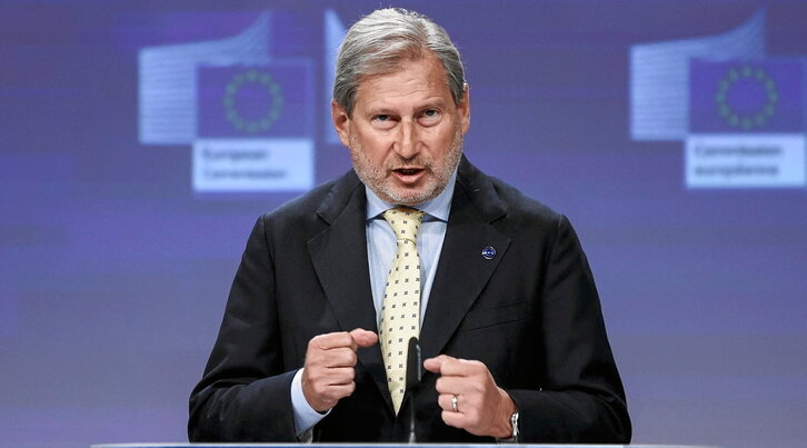 El comisario de Presupuesto y Administración, Johannes Hahn.