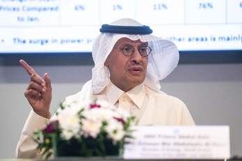 El ministro de Energía de Arabia Saudí, Abdulaziz bin Salman