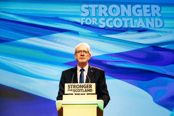Michael Russell, presidente del SNP, ha intervenido este domingo.