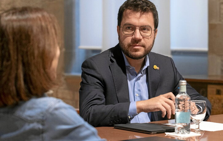 El president de la Generalitat, Pere Aragonès.