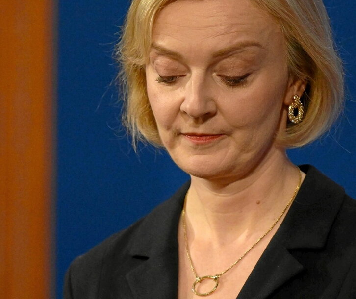 Liz Truss, en una imagen de la semana pasada.