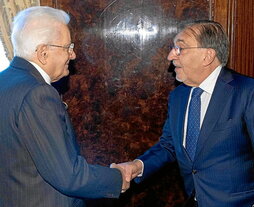 Mattarella recibe al presidente del Senado, Ignazio La Russa.