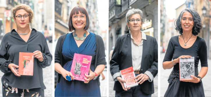 Teresa Maldonado, Irati Jimenez, Koro Navarro y Edurne Portela.