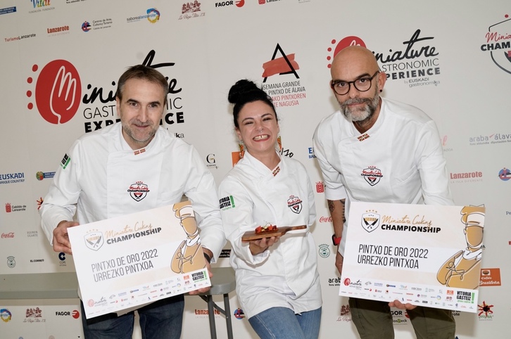 Los ganadores de la primera edición del Miniature Cooking Championship