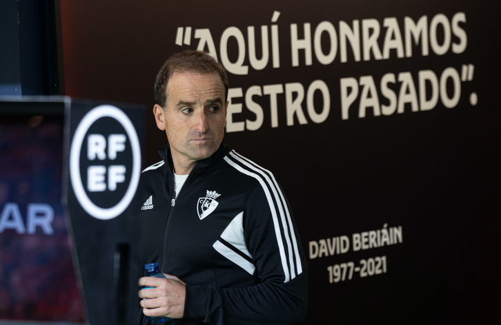 Jagoba Arrasate, entrenador de Osasuna.