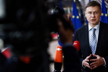 Valdis Dombrovskis, vicepresidente de la Comisión Europea.