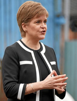 Nicola Sturgeon, Eskoziako lehen ministroa.