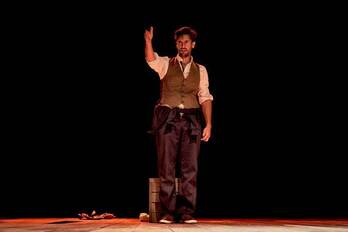 Juan Diego Botto, sobre el escenario.